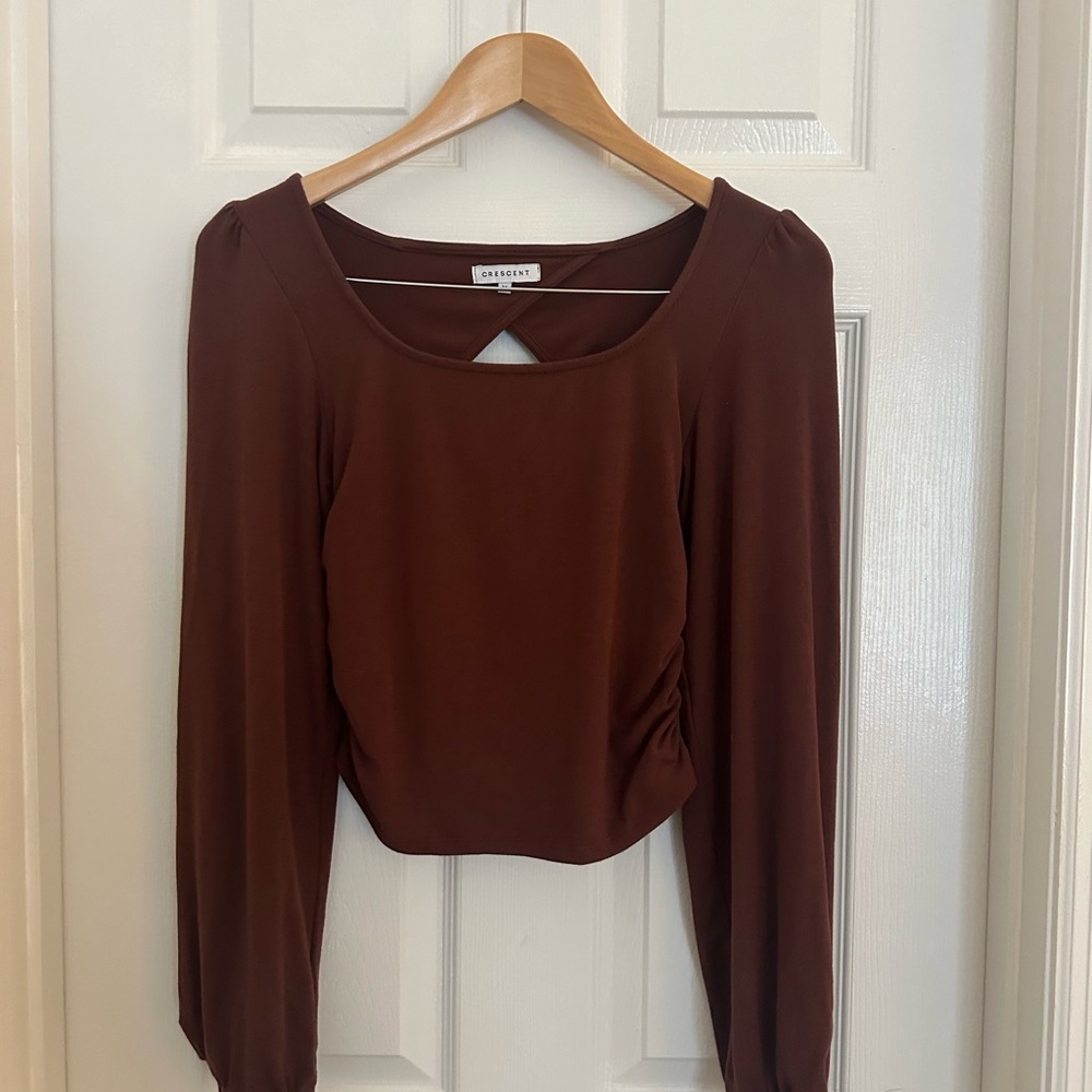 Chocolate Brown Blouse